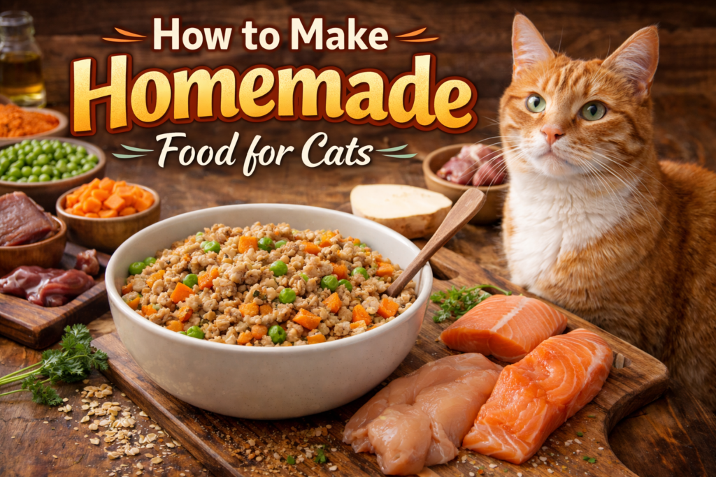 How to Make Homemade Food for Cats