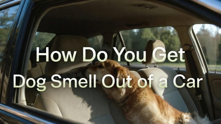 How Do You Get Dog Smell Out of a Car