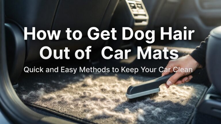How to Get Dog Hair Out of Car Mats