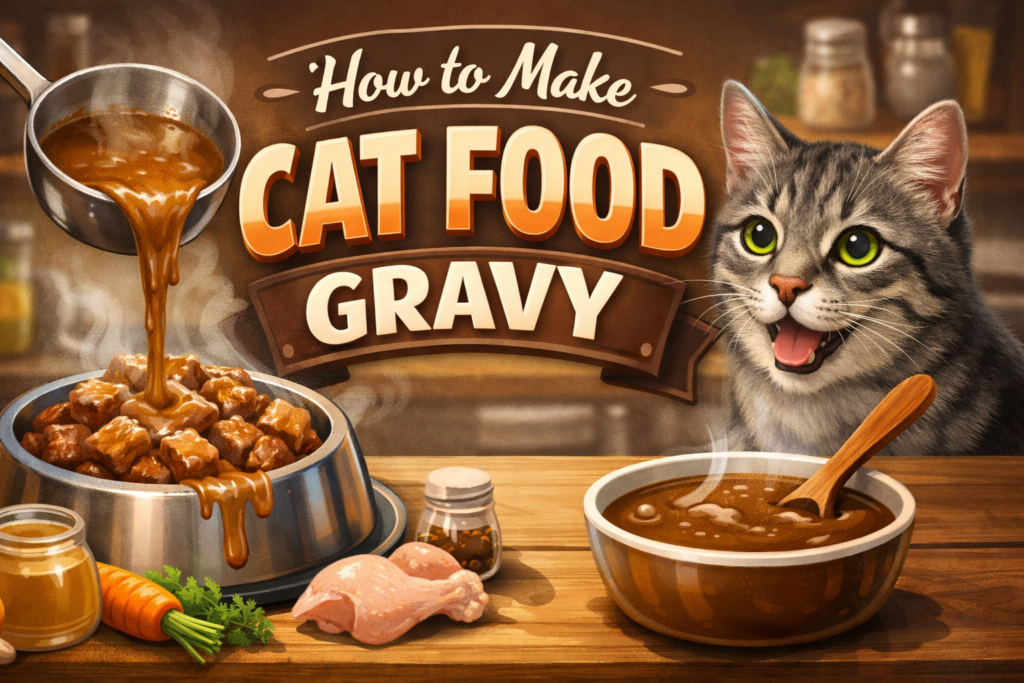 How to Make Cat Food Gravy