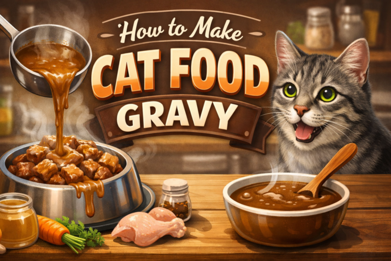 How to Make Cat Food Gravy