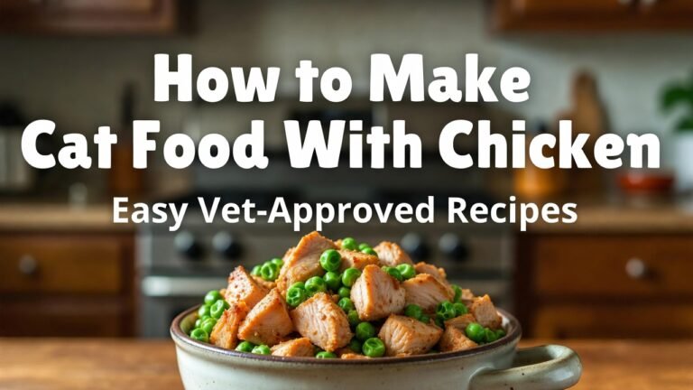 How to Make Cat Food With Chicken Easy Vet-Approved Recipes