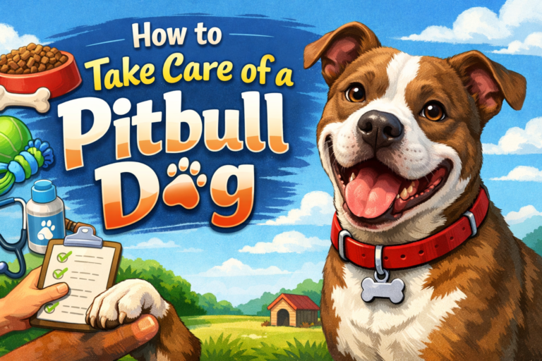 How to Take Care of a Pitbull Dog